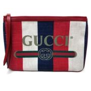 Pre-owned Cotton gucci-bags