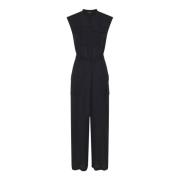 Elegant Utility-inspirert Jumpsuit Svart