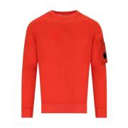 Oransje Merinoull Crewneck Genser