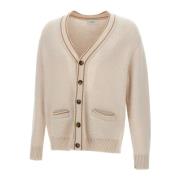 Ull Kasjmir Cardigan Beige Genser