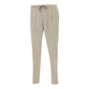 Herre Flanellbukser, Beige