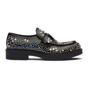 Rhinestone Skinn Loafers