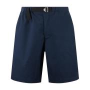 Bomull Bermuda Shorts med Baklogo