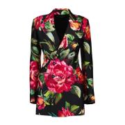 Blomstertrykk Blazer Kvinner Italia