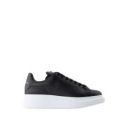 Svart skinn Oversize Sneakers