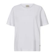 Hvit Basic Tee Top