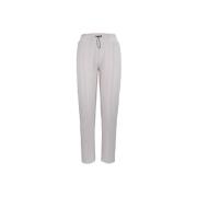 Elastiske dame sweatpants med sidelommer