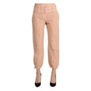 Stilig Beige Cropped Bukser