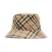 Beige Bucket Hat Dame Accessories