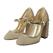 Krystallpyntede Mary Jane Pumps