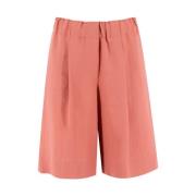 Vid Linje Bermuda Shorts for Vår