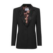 Elegant Svart Blazer for Kvinner