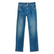 Elegant Straight Leg Jeans med Push-In Effekt