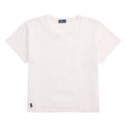 Klassisk Hvit Shrunken Jersey Tee