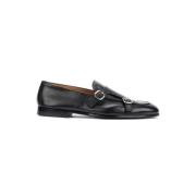 Dobbeltspenne svarte loafers