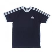 3 Stripes Tee Shadow Navy - Streetwear Kolleksjon