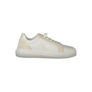 Hvit Polyester Sneaker