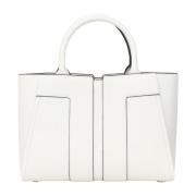 Minimalistisk Ivory Shopper Veske