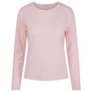 Lys Rosa Ribbet Topp