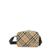 Vintage Check Beige Skulderveske