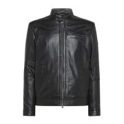 Moderne Horsehide Bikerjakke