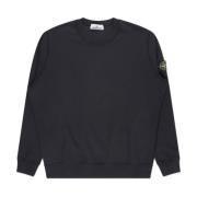 Tidløs svart sweatshirt med ikonisk logo patch