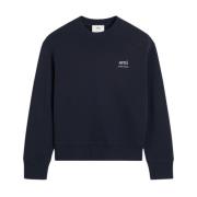 Navy Blue Crew Neck Sweatshirt