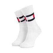 Hvite Crew Socks 2Pack