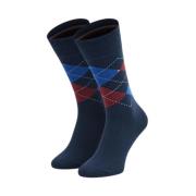 Argyle Mønster Crew Socks