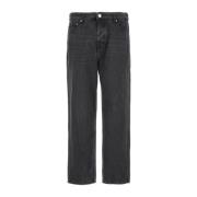 Tapered Fit Jeans med Baklogo