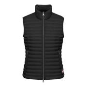 Svart Puffer Vest Modell 2222A