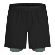 Hellner Kelva 2-in-1 Shorts Men's Black Beauty/Laurel Wreath