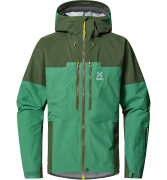 Haglöfs Men's Spitz Gore-Tex Pro Jacket Seaweed Green/Dark Jelly Green