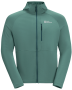 Jack Wolfskin Men's Kolbenberg Hooded Full Zip Jade Green