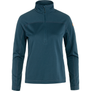 Fjällräven Women's Abisko Lite Fleece Half Zip Indigo Blue