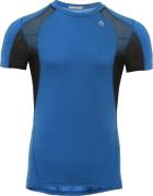 Aclima Men's LightWool 140 Sports T-shirt Daphne/Jet Black