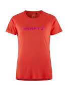 Craft Women's Core Unify Logo Tee Inferno