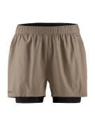 Craft Men's Adv Essence 2-in-1 Stretch Shorts DK Clay