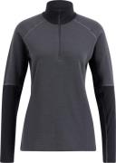 Women's Prime Merino Half Zip Charcoal/Black