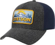 Stetson Men's Trucker Cap Polar Bear Grey/Blue