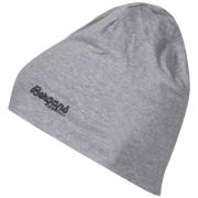 Bergans Juniors' Cotton Beanie Grey Melange