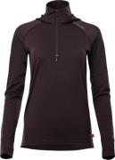 Aclima Women's LightWool 180 Hoodie Chocolate Plum