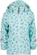 Didriksons Kids' Norma Printed Jacket 3 Doodle Pale Mint