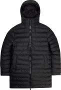 Rains Unisex Lohja Long Puffer Jacket W3T3 Black