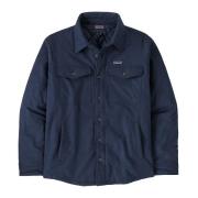 Patagonia Men's Lw Insulated Fjord Flannel Shirt New Navy