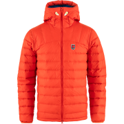 Fjällräven Men's Expedition Pack Down Hoodie Flame Orange-Un Blue