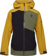 Black Diamond Men's Recon Stretch Ski Shell Jacket Amber/Tundra/Black