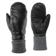 Kombi Women's Rolly Leather Mittens Black