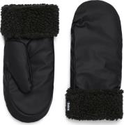 Rains Puffer Fleece Mittens Black