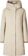 Save the Duck Women's Long Hooded Parka Sienna Rainy Beige